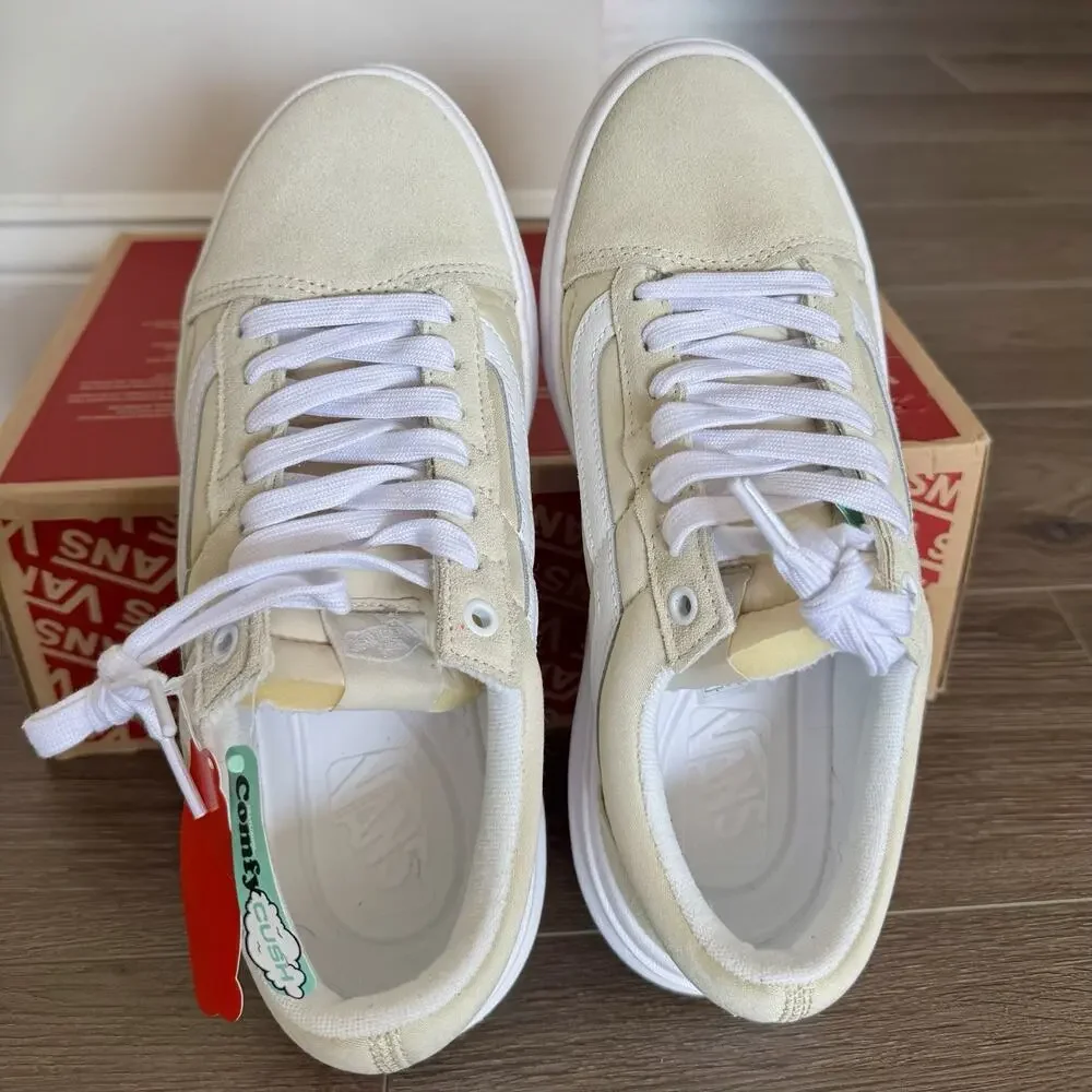 VANS Old Skool Overt CC Platform Sand Low Shoes Comfy Cush Mens 8 Womens 9.5 - Picture 2 of 13